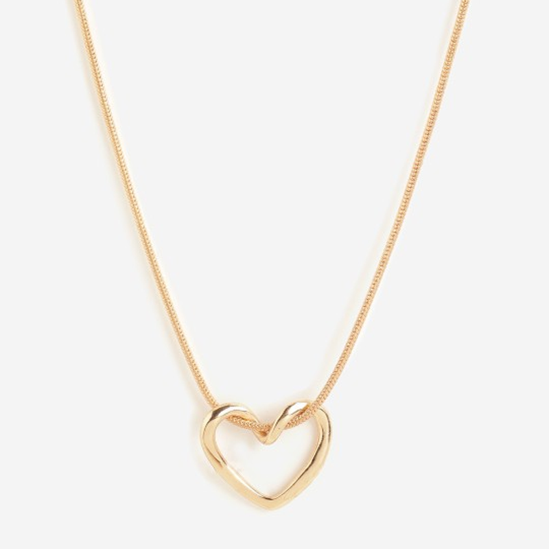 Heart Shaped Pendant Chain