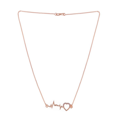 Gold-Toned Brass Gold-Plated Artificial Stones Studded Chain