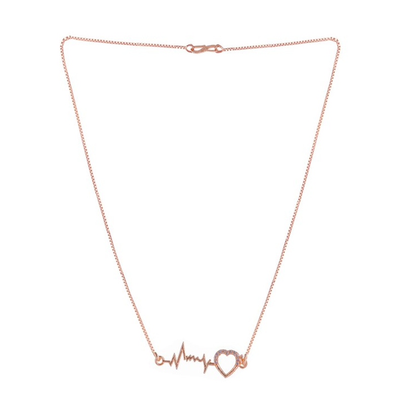 Gold-Toned Brass Gold-Plated Artificial Stones Studded Chain