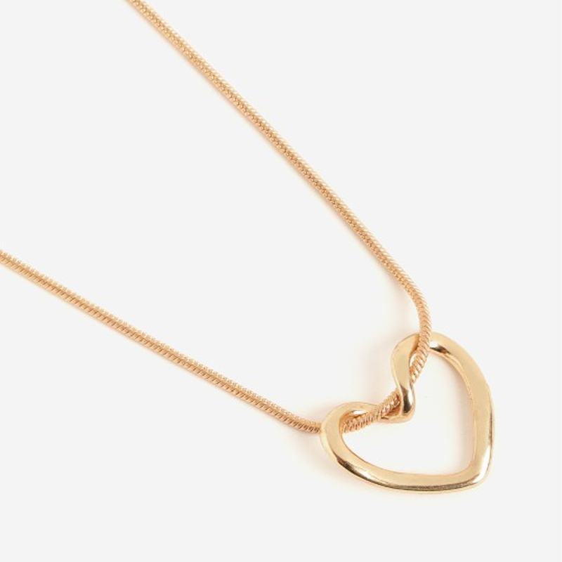 Heart Shaped Pendant Chain